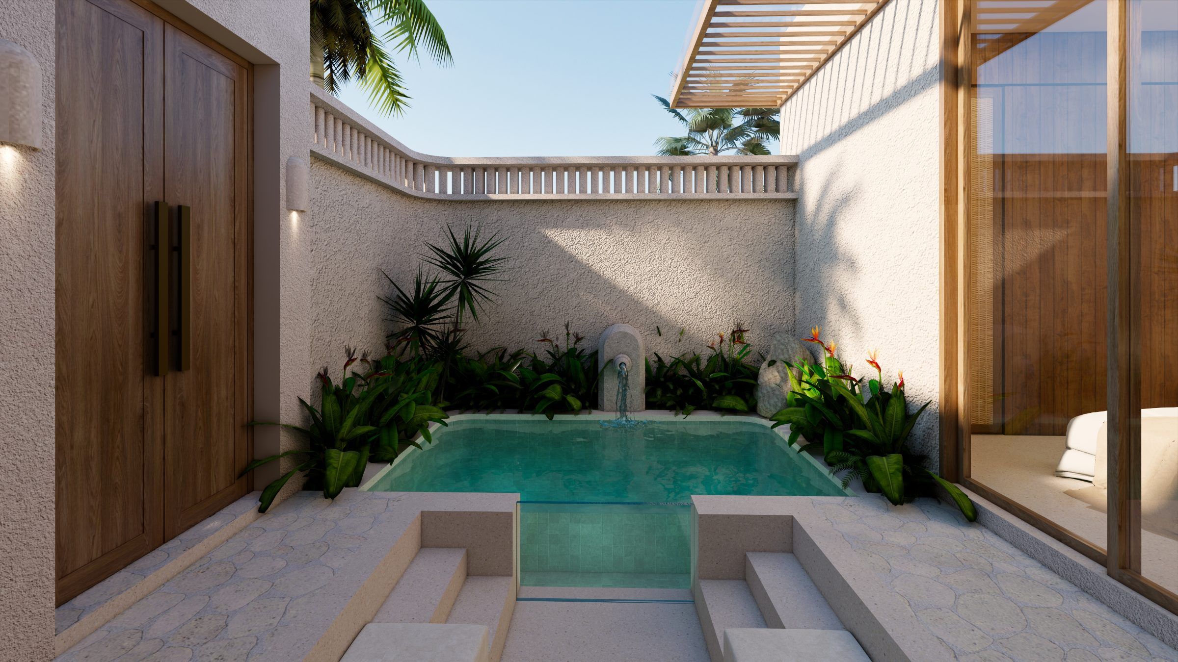 Mediterranean Compact Villa in Uluwatu - Clustered Villa — view 4