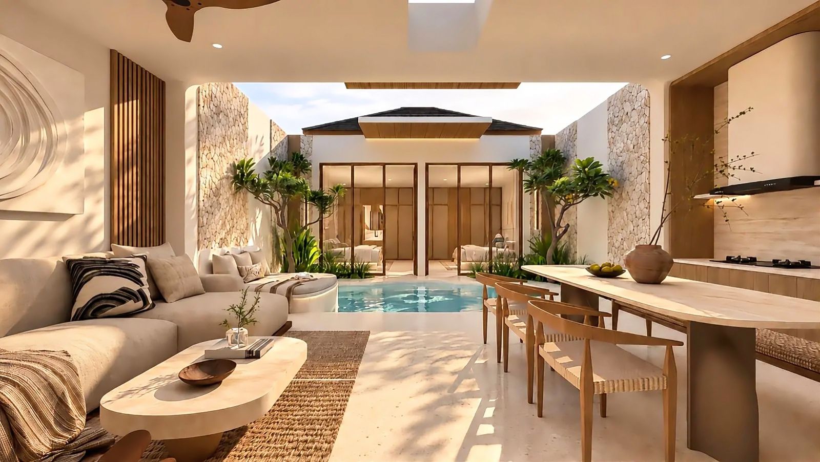 Contemporary 2 Bedroom Villas for Sale in Jimbaran, Bali – Private Pool Villas in South Bali — view 2